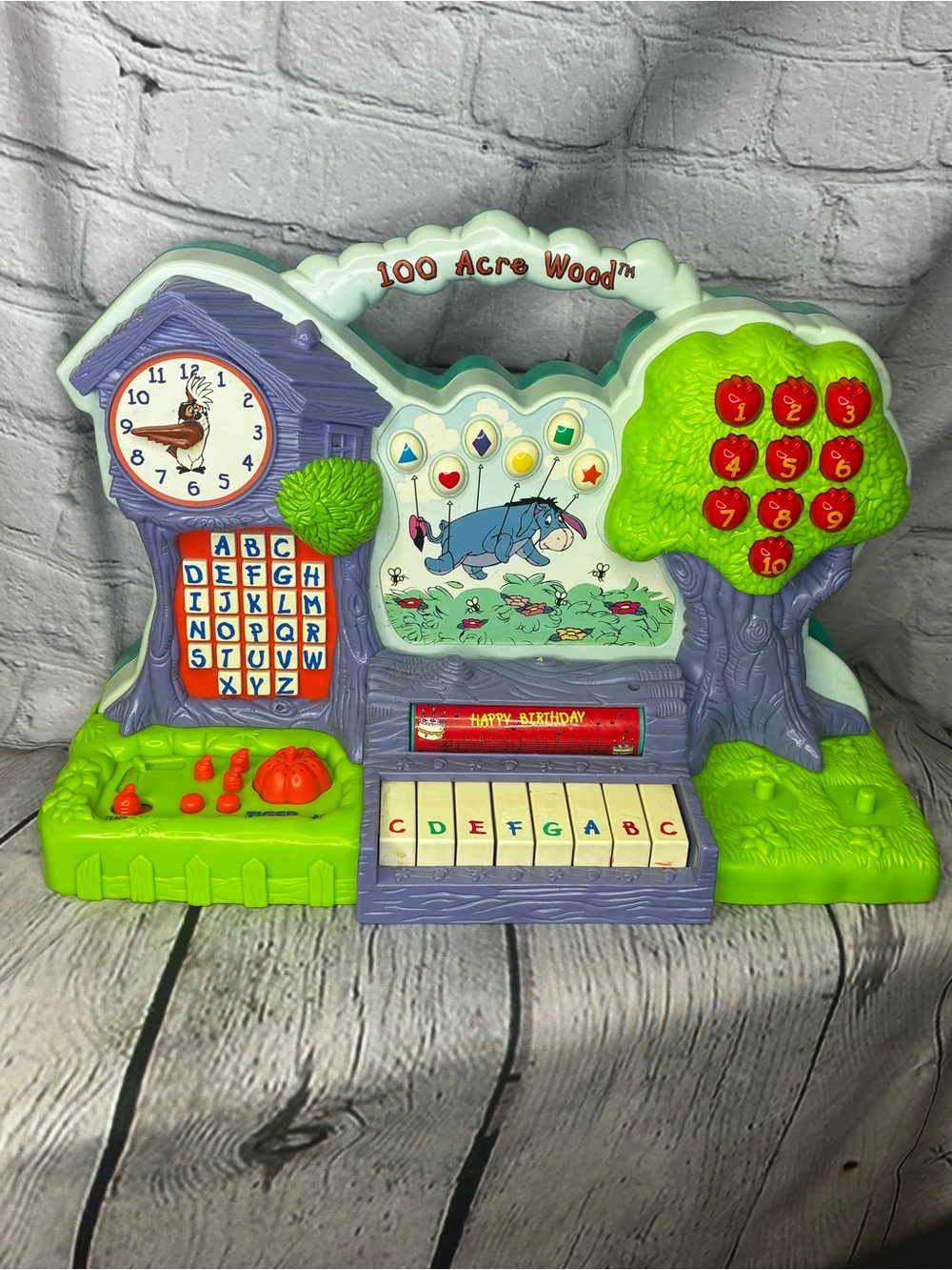 Vtg 90s Disney Winnie the Pooh 100 Acre Wood Interactive Learning Center KidCore
